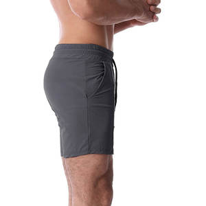 Pantalones cortos informales de diseño personalizado para hombre, pantalones cortos deportivos atléticos para gimnasio de algodón y poliéster para hombre - Product Image 5