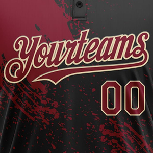 Prix de gros, maillot de baseball de haute qualité à deux boutons, respirant, séchage rapide, logo personnalisé sublimé, maillots de baseball - Product Image 5