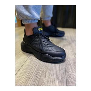 Hombres Acolchado Negro N75 Suela Alta 100% Algodón Casual Fitness Caminar Zapato Cuerpo 41 - Product Image 4