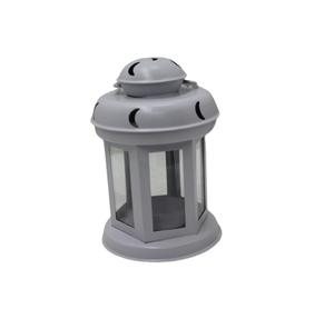 Christmas Decorative Iron /<b>Glass</b> <b>Lantern</b> Silver PC Antique <b>Candle</b> <b>Lantern</b> for Christmas & Hotel Decoration Handmade - Product Image 6