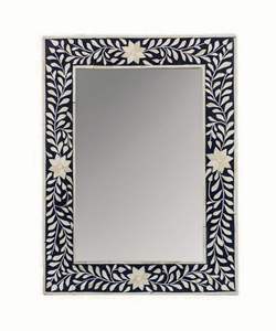 Miroir de maquillage décoratif en nacre incrustée de os, fait main en Inde, style moderne, personnalisé et écologique, best-seller - Product Image 2