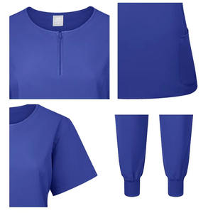 Tuta da lavoro a maniche corte per uomo e donna set chirurgici per dentisti e farmacisti comodo e durevole - Product Image 6