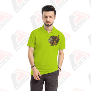 Premium Men's for Polo Shirt Comfortable and Stylish with Eco-Friendly Denim Batik Corduroy <b>Fabrics</b> for Summer - Product Image 2