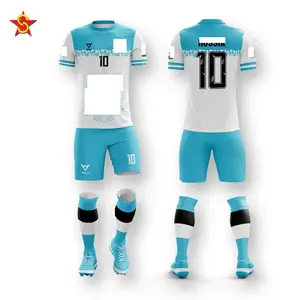Uniformes de l'équipe, maillot de Football à séchage rapide, imprimé par Sublimation, nouveau Style, maillot de Football pas cher, fabriqué au Vietnam