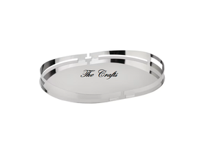 Plateau de service en acier inoxydable poli en or Plateau de chocolats alimentaires de forme rectangulaire de qualité supérieure à vendre - Product Image 6