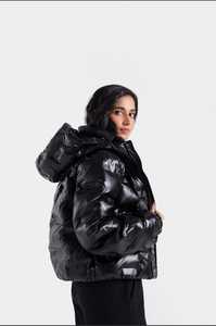 Chaqueta acolchada ligera de invierno para hombres y mujeres, Abrigo acolchado con cremallera y relleno de algodón transpirable, prendas de vestir de lona - Product Image 3