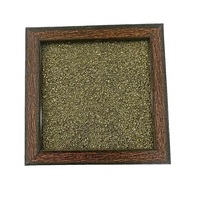 DERNIÈRE nouvelle conception de cristaux cadre de cristaux de puces de pyrite en pierre naturelle pour la décoration