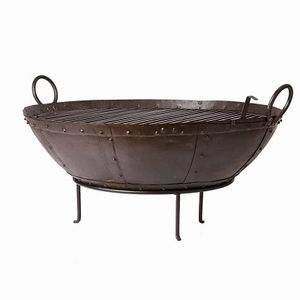 Alambre de jardín al aire libre Fire Pit Bowl Patio Calentador Acero Firepit Log Burner Metal Brasero - Product Image 5