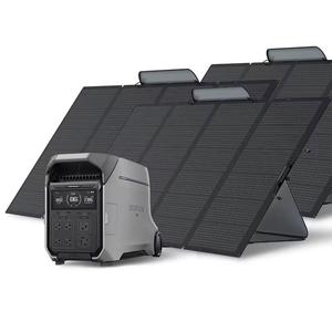 Orignal High Quality EF-Solar' 4096Wh Pro 3 with 2X400W <b>Portable</b> Panels-120/240V 4000W <b>AC</b> Output RVs With 3 Years Warranty - Product Image 1