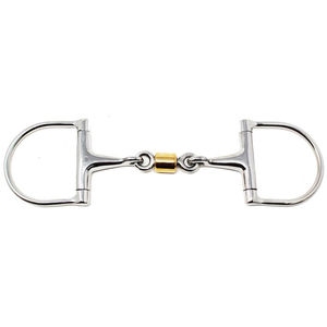 Cómoda broca de acero inoxidable para filete de mejilla completa con ganchos, broca ancha duradera para montar a caballo, equipo ecuestre de alta calidad - Product Image 3