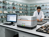 Analizador de Minerales XRF de Sobremesa en Tiempo Real con Algoritmo Avanzado y Fácil Uso, Calidad de Laboratorio, Espectrómetro de Rayos X con Vacío Externo EDX-V62