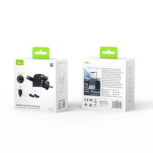 Soporte de plástico negro para coche, soporte para parrilla, soporte para ventilación de aire, duradero, multifunción, diseñado para varias necesidades de parrilla, fácil - Product Image 2