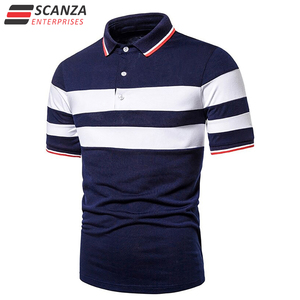 เสื้อโปโลผ้าไมโครไฟเบอร์สำหรับผู้ชายเสื้อกีฬาแบบปักโลโก้ได้ตามต้องการแฟชั่นมาใหม่ - Product Image 3