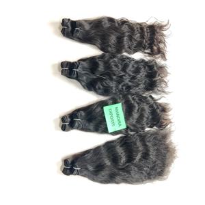 Extensiones de cabello humano indio, extensiones de cabello humano alineadas con cutícula de 8-32 pulgadas, sin químicos, al por mayor, 100% - Product Image 3