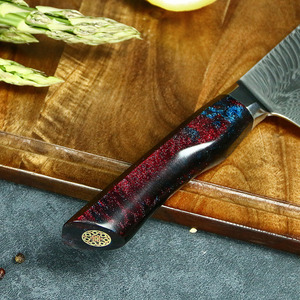 Cuchillo de cocina de acero duradero de fábrica de cubiertos OEM ODM personalizado al por mayor cuchillo de Chef de cocina Premium cuchillo de acero de Damasco japonés - Product Image 3