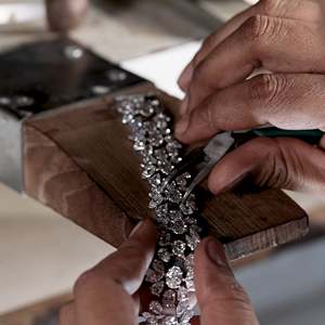 Bracelets en diamant de laboratoire ovale classique Bracelet de bijoux de luxe Bracelet rond VVS2 Bracelets à maillons en diamants véritables or massif 14 carats - Product Image 2