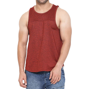 Wholesale Cheap Price Custom Your Own <b>Logo</b> Design Men Sleeveless Shirt Cotton Polyester Solid Color Gym Wear Man Tank Top - Product Image 5
