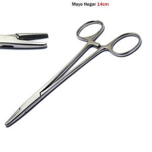 Pinces Mayo Hegar à pointe fine, poignée antidérapante, fabrication de précision - Product Image 1