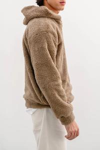 Sweat à capuche surdimensionné personnalisé en fausse fourrure 420 GSM, sweat à capuche lourd, sweat à capuche vierge, faible MOQ, fabricant OEM - Product Image 5