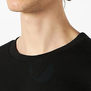 Venta al por mayor 100% algodón hombres camiseta de doble capa cuello redondo con logotipo personalizado OEM y diseño de color - Product Image 3