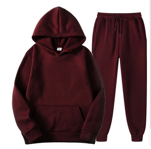 Ensemble de jogging 2 pièces personnalisé de haute qualité pour hommes sweatshirts à capuche à motif uni Style décontracté Survêtement d'hiver du Bangladesh - Product Image 3