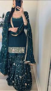 Comprar hermoso juego bordado césped trajes paquistaní Salwar Kameez con Dupatta para la Venta Vestidos de mujer - Product Image 2