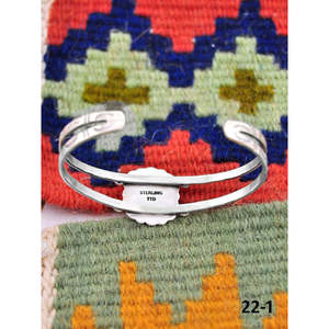Southwest Handmade No.8 Fashion <b>Cuff</b> <b>Bracelet</b> Turquoise & Sterling <b>Silver</b> Elegant & Stylish - Product Image 4