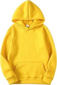 Survêtement de couleur jaune vente entière conception personnalisée de haute qualité femmes hommes pas cher prix broderie impression vêtements - Product Image 5