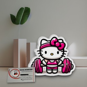 Tuile à cils en acrylique réutilisable écologique personnalisée Hello Kitty avec un design magnétique carré en forme de cœur de fleur pour les salons d'artistes - Product Image 6