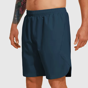 Ropa deportiva con logotipo personalizable para hombre, ropa deportiva para entrenamiento físico, pantalones cortos de punto de secado rápido, bolsillos para correr, envío DDP - Product Image 1