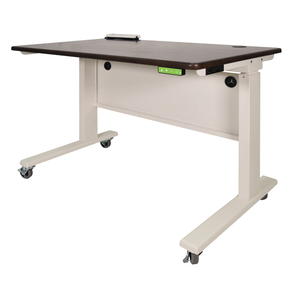 Mesa de Trabajo de Altura Ajustable de 117 cm con Doble Motor y Almacenamiento, Muebles de Oficina de Alta Calidad para Almacenamiento en Garaje o Almacén, Mesa para Trabajar de Pie o Sentado - Product Image 1