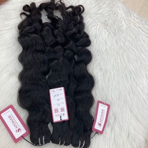 100% ผมมนุษย์แบบไม่พันกันนุ่มเป็นลอนธรรมชาติแบบใหม่ - Product Image 4