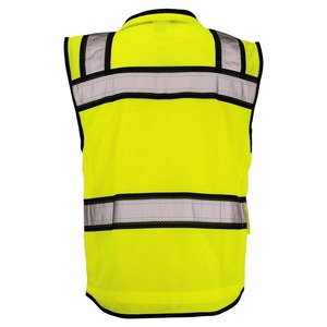 Logo personnalisé Gilet de sécurité pour la construction Vêtements réfléchissants Gilet de sécurité haute visibilité avec réflecteur avec poche haute visibilité pour l'hiver - Product Image 6