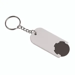 Portachiavi Personalizzato a Forma di Carrello della Spesa, Gadget Promozionale per Moschettoni - Product Image 3