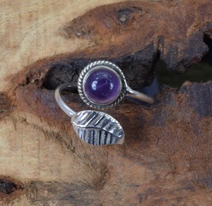 Boho Style 925 Sterling Silver <b>Amethyst</b> Gemstone <b>Ring</b> Jewelry Handmade Silver <b>Ring</b> Jewelry For Women Wedding Gift For Her - Product Image 5
