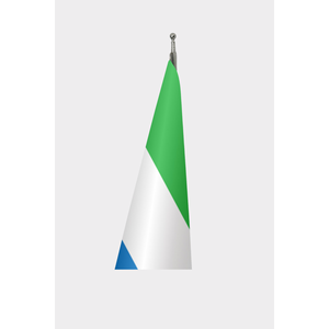 Drapeau officiel de Sierra Leone pour intérieur, numérique, durable, en satin, nylon, polyester, vinyle, soie, aluminium, pour l'industrie automobile et l'assurance - Product Image 3