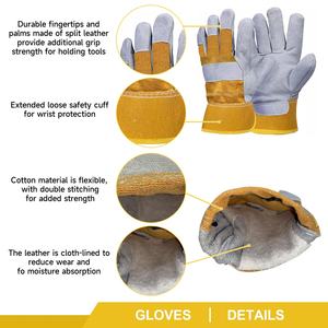 Guantes de Trabajo de Seguridad de Alta Calidad, Precio Económico, Servicio OEM, Proveedor Directo de Fábrica, Guantes de Trabajo de Seguridad Más Vendidos - Product Image 4