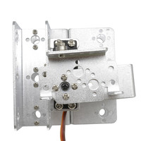 ROT3U 6DOF Aluminium Robot 6 DOF Arm Clamp Griffe Mount Kit Mécanique Bras Robotisé pour Arduino