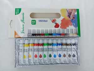Oferta~Juego de Pintura Acrílica de 12 Colores para Pintura al Óleo-16048 # - Product Image 6