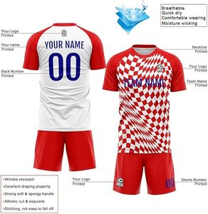 Maillot de football à manches courtes de haute qualité pour hommes Meilleur uniforme de football Vêtements de sport Bas quantité minimale de commande personnalisable - Product Image 4