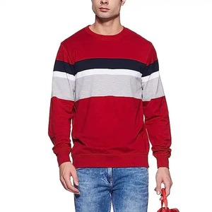 Servicio OEM, Sudadera de Cuello Redondo para Hombre, de Algodón Grueso, Lisa, con Logotipo Personalizado, para Invierno - Product Image 4