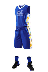 Conjunto de Uniforme de Baloncesto Unisex de Invierno, 100% Poliéster, Jersey sin Mangas, Secado Rápido, Transpirable, Antibacteriano - Product Image 3