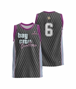 Nouveaux maillots de basket-ball personnalisés 2024, uniformes de sublimation, maillots en gros, design d'équipe, ensemble respirant - Product Image 1