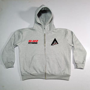 Sudadera con Capucha de Invierno de Alta Calidad, Lisa, Teñida, Estilo Urbano, con Cierre y Logotipo Personalizado, Unisex, de Forro Polar - Product Image 1