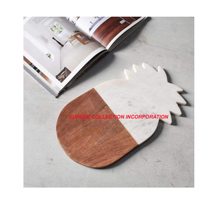 Gran oferta, tabla de cortar redonda de mármol y madera, tabla de cortar de plástico ecológica - Product Image 4