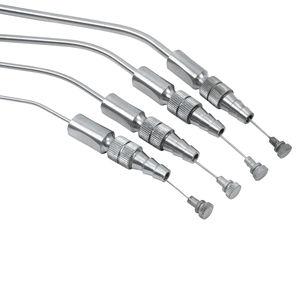 Tube d'aspiration chirurgical Frazier ENT en acier inoxydable, manuel, réutilisable - Product Image 4