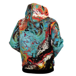 เสื้อฮู้ดดี้ผู้ชายคุณภาพสูง FANTASY WEAR ปักโลโก้ตามสั่ง พิมพ์ลายหลากสี หนานุ่ม สำหรับดีไซน์โอเวอร์ไซส์หลากสี - Product Image 5