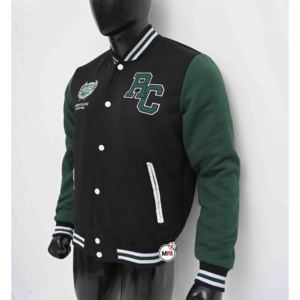 High Quality Lettermen Varsity <b>Jackets</b> Casual Leather Sleeves Embroidery Breathable 100% Polyester Mens Vintage Cotton Winter - Product Image 5