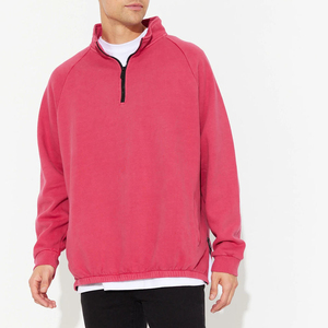 Sudaderas Personalizadas Ligeras y Transpirables de Talla Grande con Media Cremallera |   Suave, Cómodo, de Alta Calidad y Ecológico |   Fábrica OEM ODM - Product Image 6