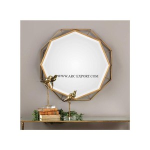 Espejo de pared de baño vintage Calidad Premium Forma cuadrada Flor Lujo Nuevo aspecto Patrón Espejo de decoración de pared al mejor precio - Product Image 4